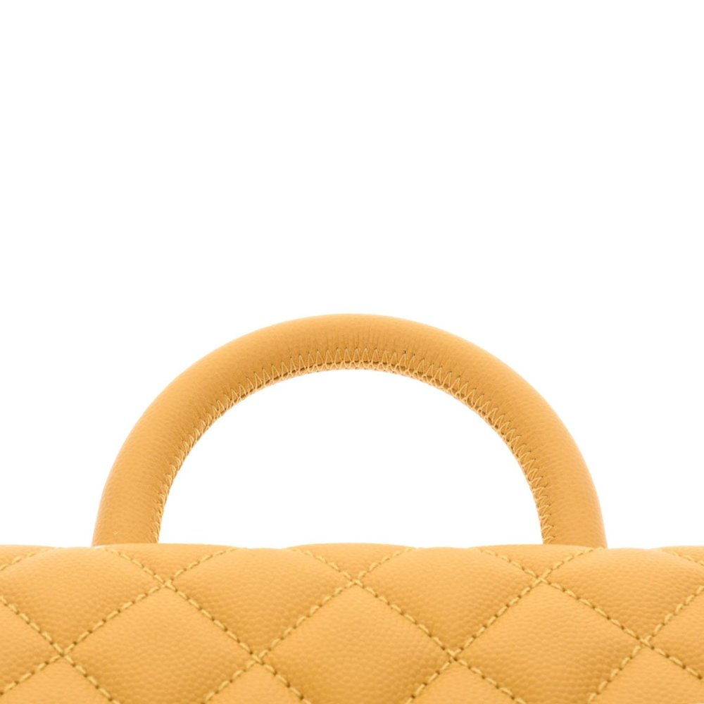 CHANEL Chanel matelasse XXS yellow AS2215 ladies caviar skin bag - Picture 4 of 12